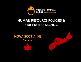hr human resource policy manual policies procedures employee handbook template sample nova scotia halifax