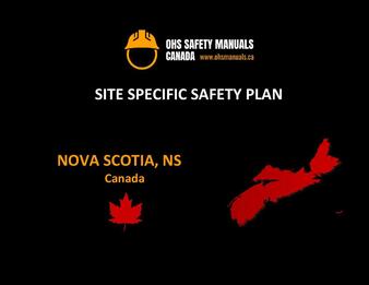 sssp site specific safety plan template pdf word doc example sample nova scotia halifax cape breton new glasgow west hants